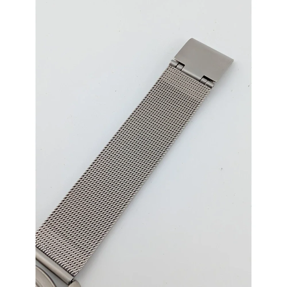 Sekonda Watch Women 31mm Case‎ Silver Mesh Metal Adjustable Band- New Battery